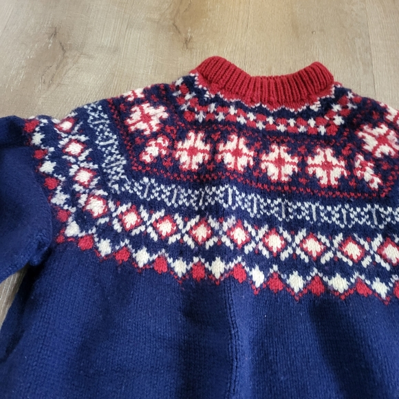 Vintage 70's Grieder Hand Knitted Sweater Size Large - Picture 2 of 10